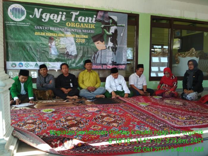Peringati Hari Santri Poktan Kenongo Mukti Bersama Ansor  Adakan Ngaji Tani Organik