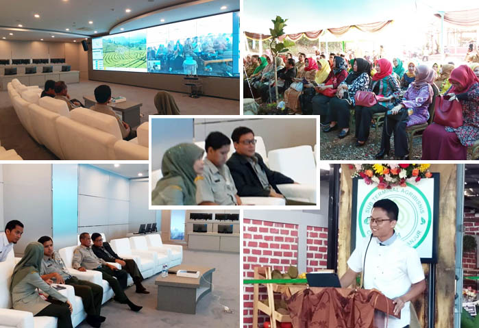 Kepala BPPSDMP Teleconference Petani  dan Penyuluh Cianjur via AWR KostraTanas