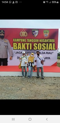 Kabaharkam Resmikan Gerakan Jaga Kampung Di Kepenghuluan Balam Jaya