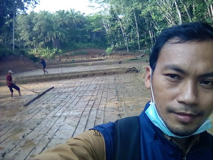 Kegiatan Percepatan Tanam padi sawah bulan Juni 2020 di Kec Cileles
