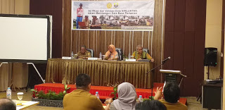 Sekretaris Dinas TPHP Secara Resmi Membuka Pertemuan Konsolidasi Data SIMLUHTAN.