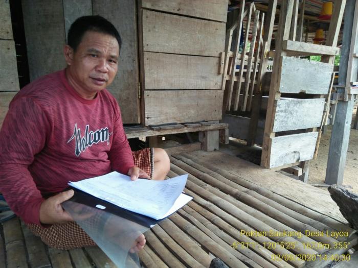Kunjungan  Ke Sekertariat Poktan Saukang Desa Layoa Kec. Gantarangkeke Kab. Bantaeng