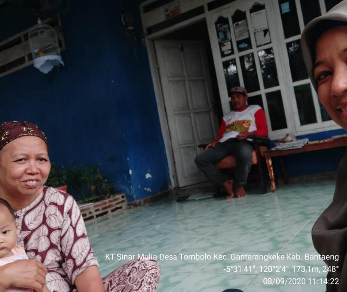 Kunjungan ke Sekretariat Kelompok Tani Sinar Mulia di Desa Tombolo Kec. Gantarangkeke Kab. Bantaeng