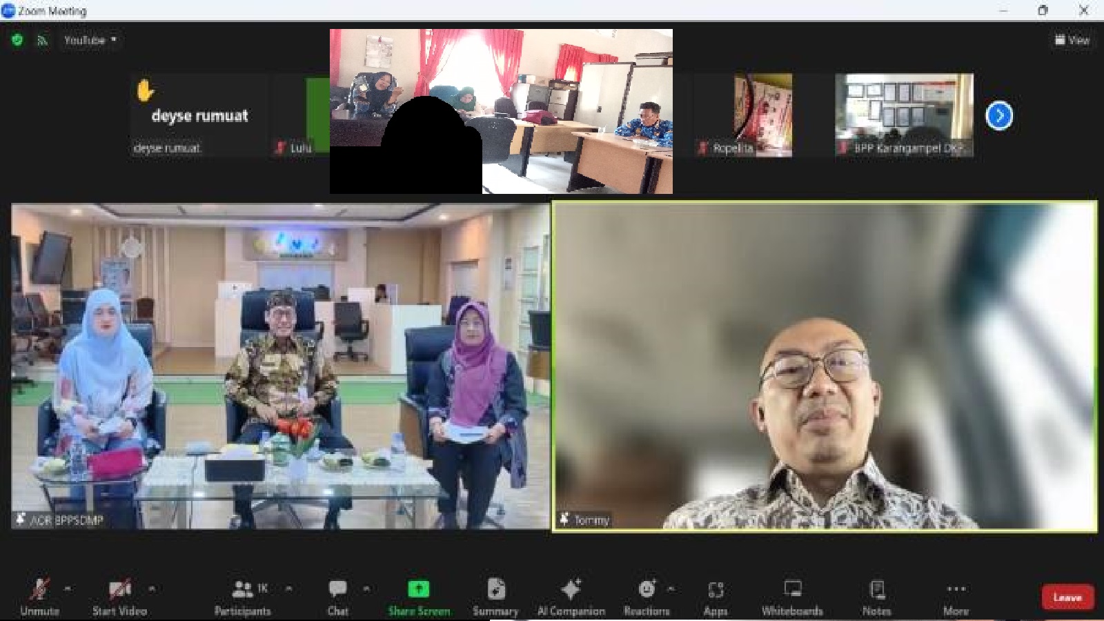 Telekonferensi Tata Cara Penetapan Pupuk Bersubsidi