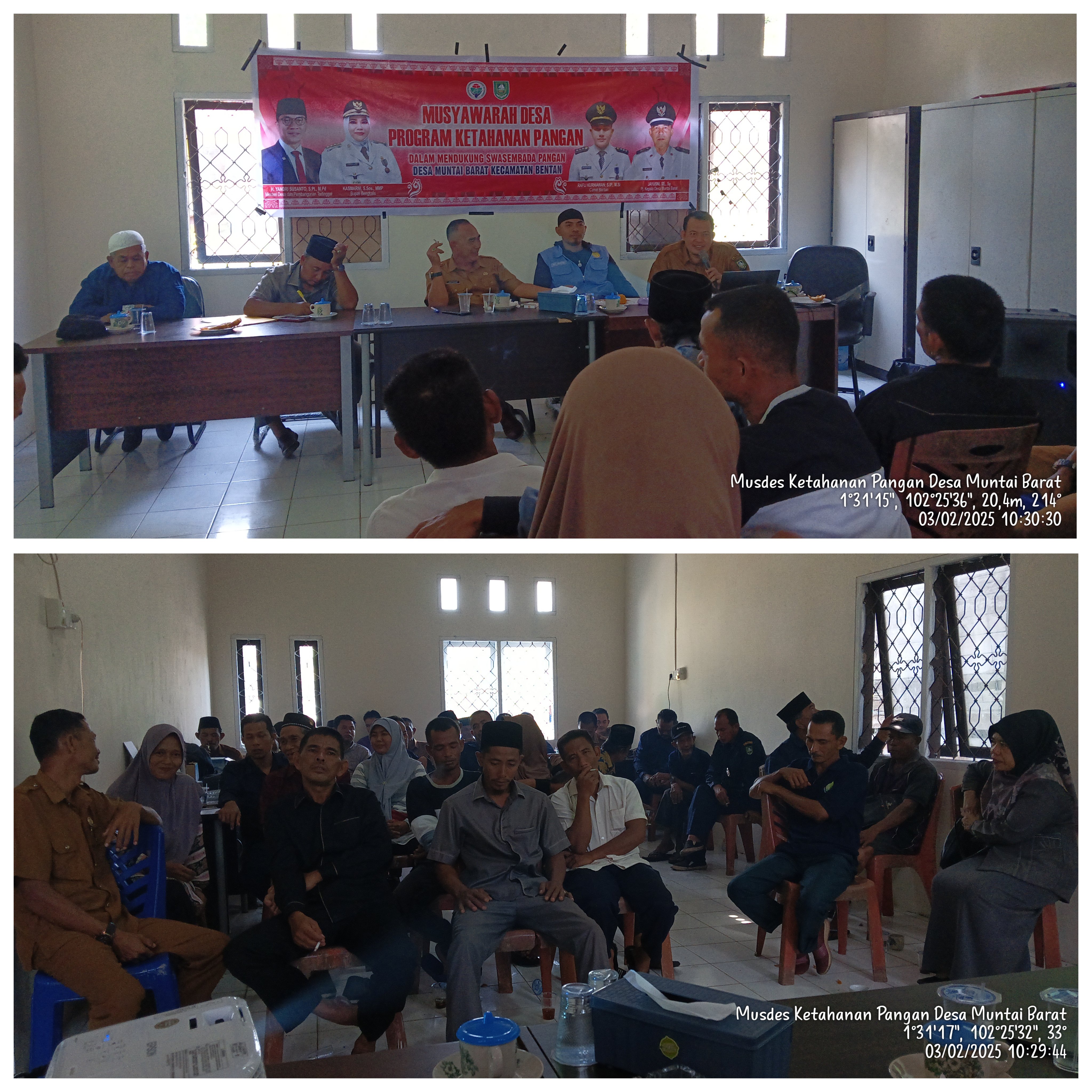 PENYULUH PERTANIAN MENGHADIRI MUSYAWARAH DESA (MUSDES) KETAHANAN PANGAN 