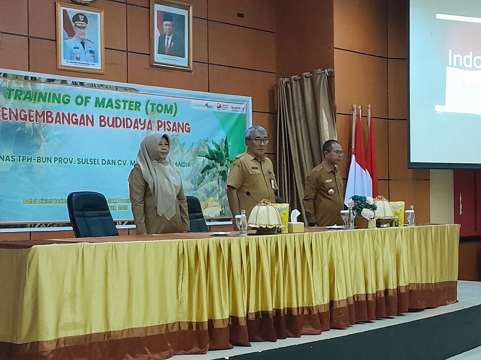 Training of Master Pengembangan Budidaya Pisang, Dukung Program Gerakan Gemar Menanam Pisang di Sulawesi Selatan