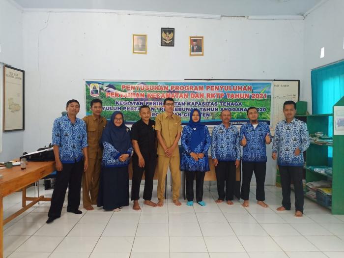 Penyusunan Programa Penyuluhan Tingkat Kecamatan Cirinten Tahun 2021