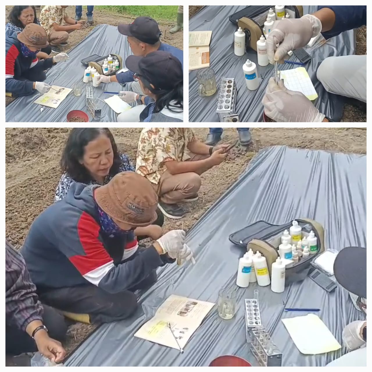 Pengukuran pH Tanah, P, K dan C-Organik Menggunakan Perangkat Uji Tanah Kering (PUTK)