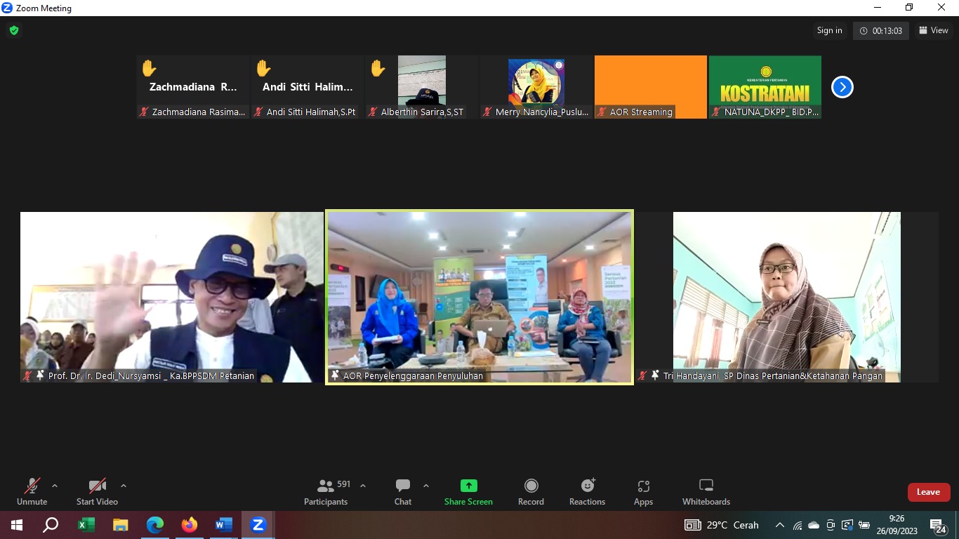  TINGKATKAN KREATIFITAS KELOMPOK TANI, PENYULUH SIAP DAMPINGI PETANI
