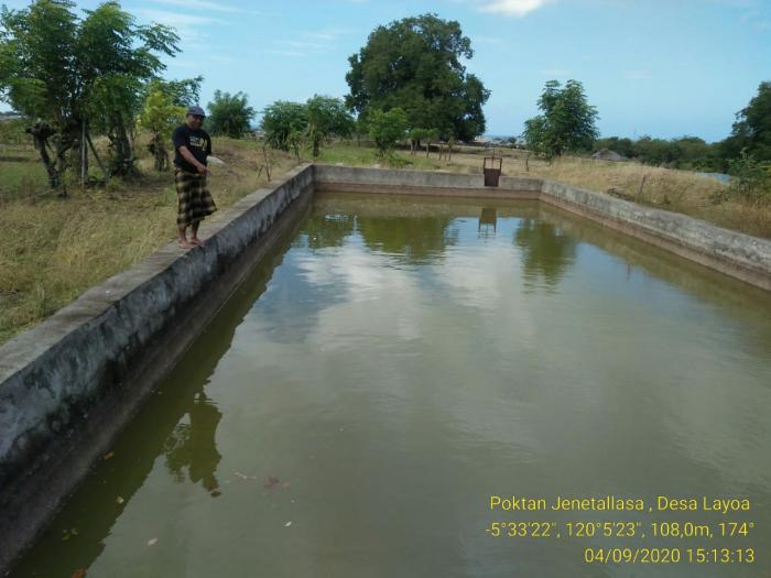 Monitoring  Pemanfaatan Sarana Embung di Kelompok Tani Jenetallasa Desa Layoa Kec. Gantarangkeke Kab. Bantaeng