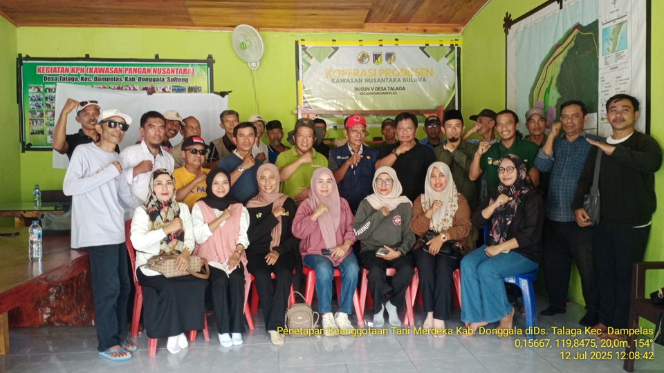 Musyawarah Pemilihan Pengurus DPD Tani Merdeka Indonesia Kabupaten Donggala