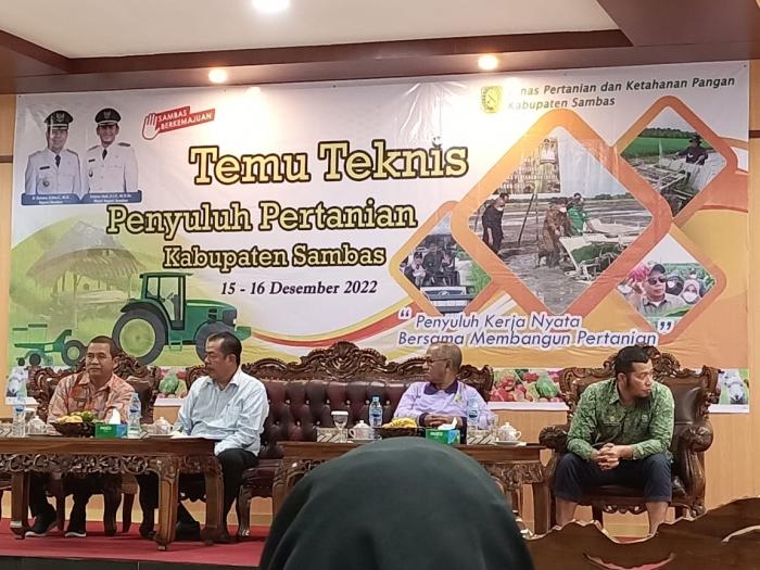 Temu Teknis Penyuluh Pertanian Kabupaten Sambas