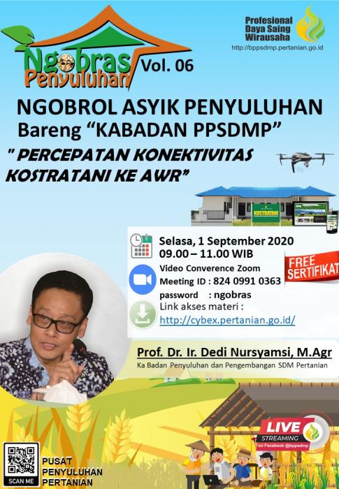 Ngobras (Ngobrol Asyik) bareng Kepala Badan Penyuluhan dan pengembangan SDM Pertanian Vol. 6