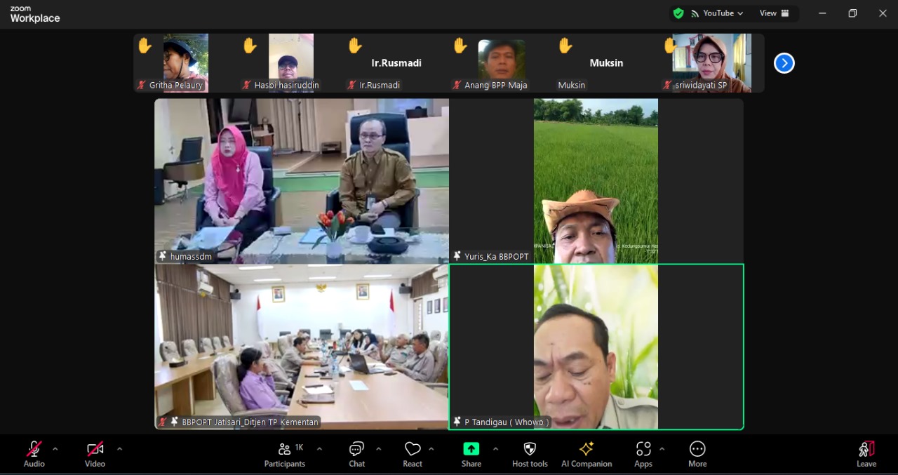 Kementan Melalui POPT, Lakukan Peringatan Dini Pengelolaan Organisme Pengganggu Tumbuhan