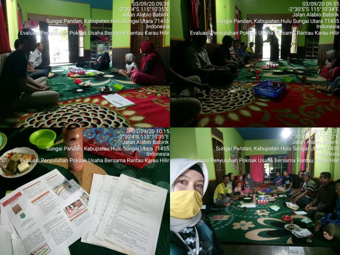 Evaluasi Penyuluhan "Cara Aplikasi EM4 Peternakan" Di Kelompok Ternak Usaha Bersama Ds.Rantau Karau Hilir Kec. Sungai Pandan Kab. HSU