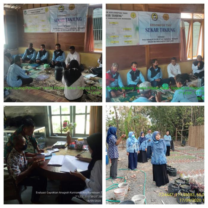 Observasi Lapangan Pemenang Lomba Penyuluh Pertanian Teladan, Kelompoktani , Gapoktan , Dan Petani Berprestasi Tingkat Kabupaten Bojonegoro Jawa Timur