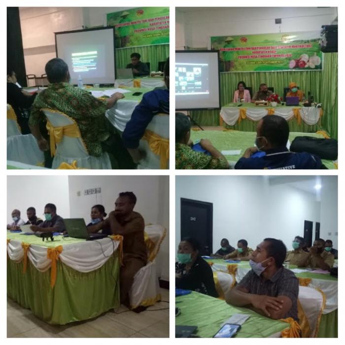 DINAS PERTANIAN DAN KETAHANAN PANGAN  PROPINSI NTT  GELAR REFRESHING MANTRI TANI DAN PENGOLAHAN DATA STATISTIK DI KABUPATEN NGADA