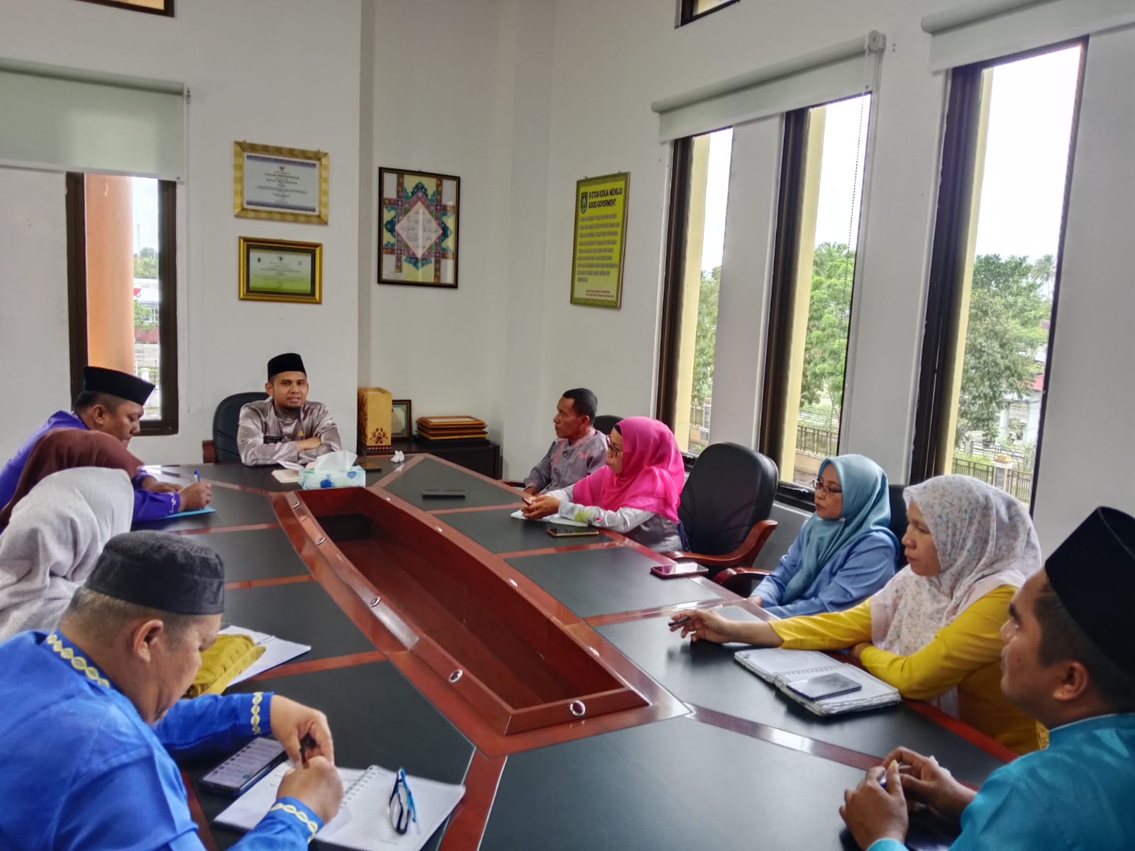 RAPAT KOORDINASI CAMAT BENGKALIS DENGAN PENYULUH PERTANIAN SEKECAMATAN BENGKALIS KABUPATEN BENGKALIS