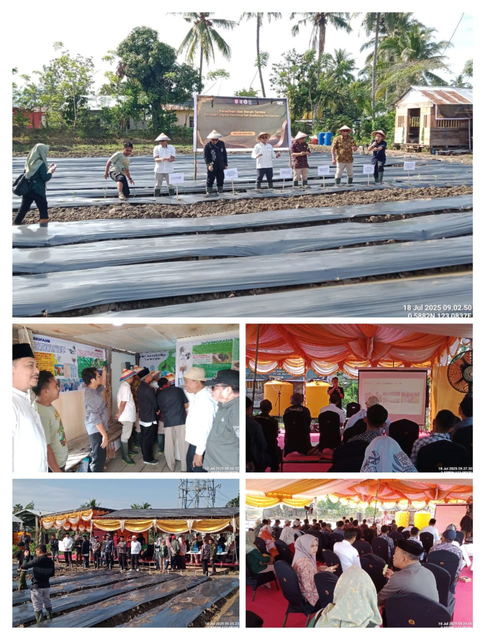 Poktan Karya Bersama Serah Terima Bantuan Serta Pelatihan Digital Farming Set Budidaya Pertanian Dari Bank Indonesia